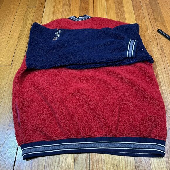 Vintage Disney World Sports Mens 2XL Fleece 1/4 Zip Mickey Mouse Fleece USA Made - Picture 14 of 14